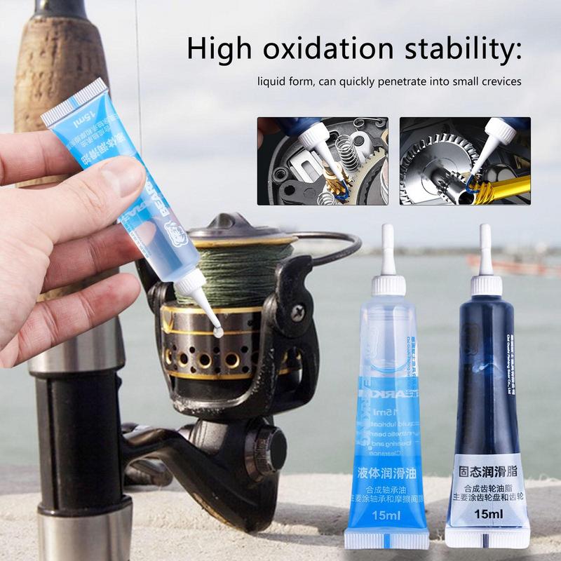 Reel Oil - Lubricante para carrete de pesca, limpiador